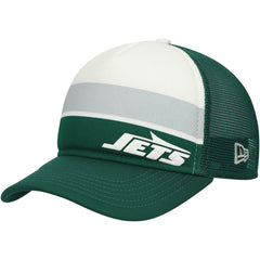Preschool Sport Night Color Block 9FORTY A-Frame Trucker Adjustable Hat - New York Jets