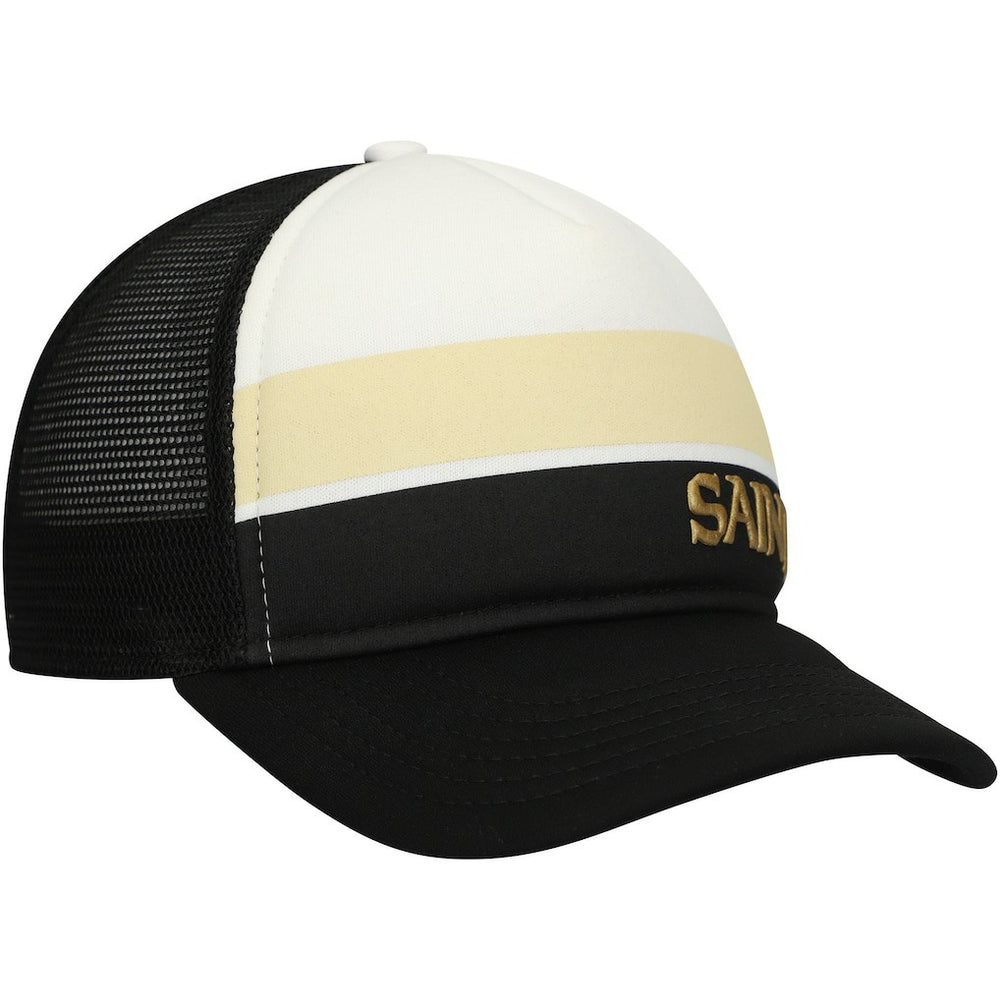 Preschool Sport Night Color Block 9FORTY A-Frame Trucker Adjustable Hat - New Orleans Saints