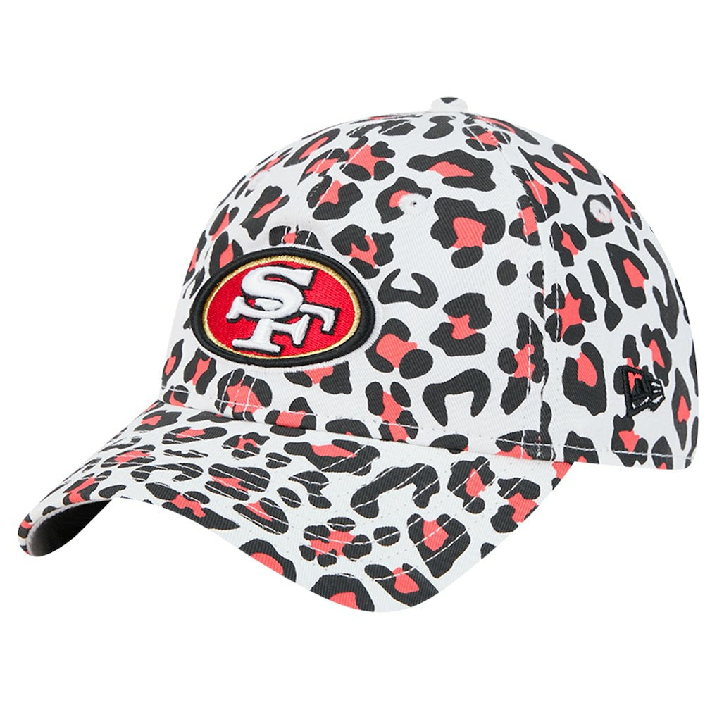 Girls Youth Active Leopard 9TWENTY Adjustable Hat - San Francisco 49ers