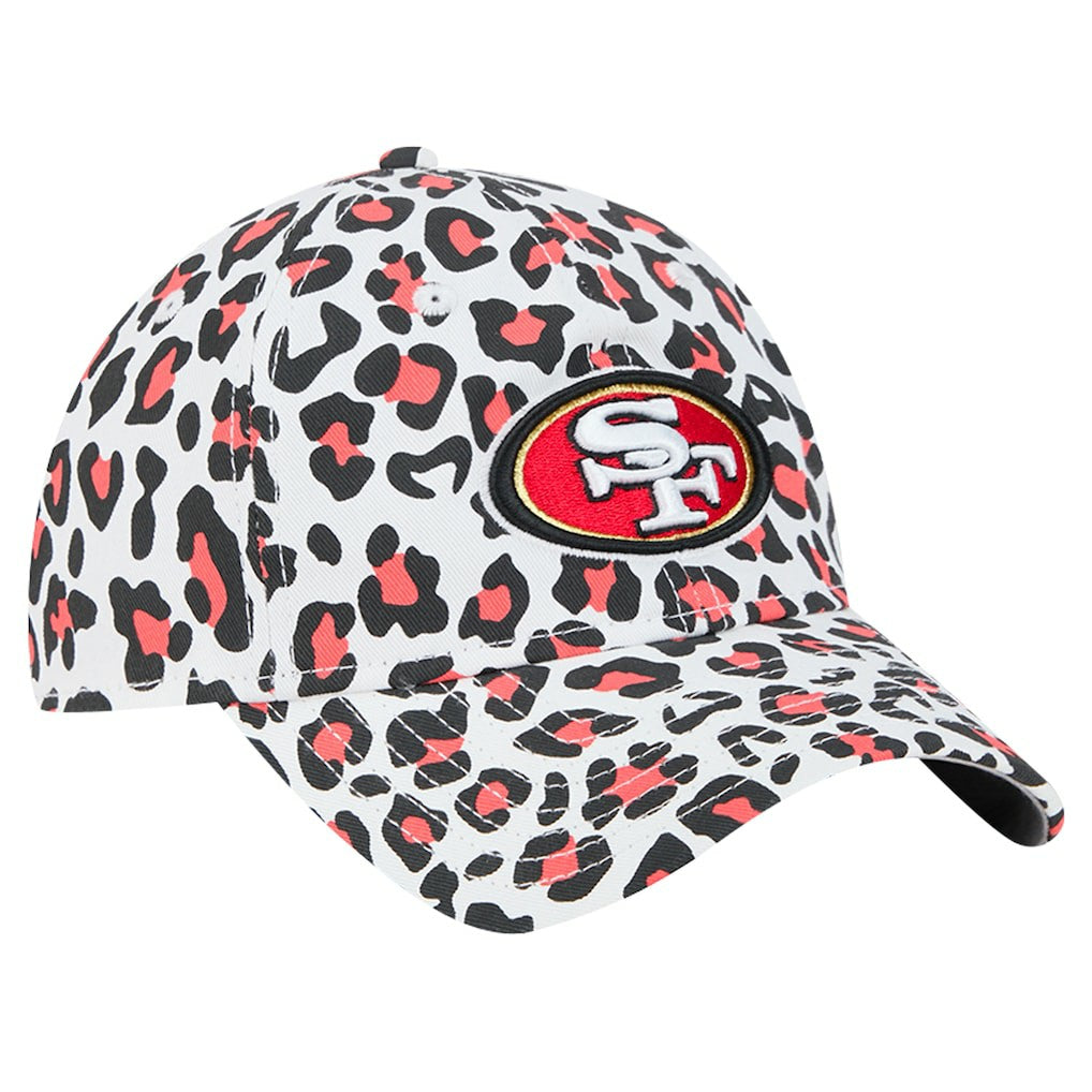 Girls Youth Active Leopard 9TWENTY Adjustable Hat - San Francisco 49ers