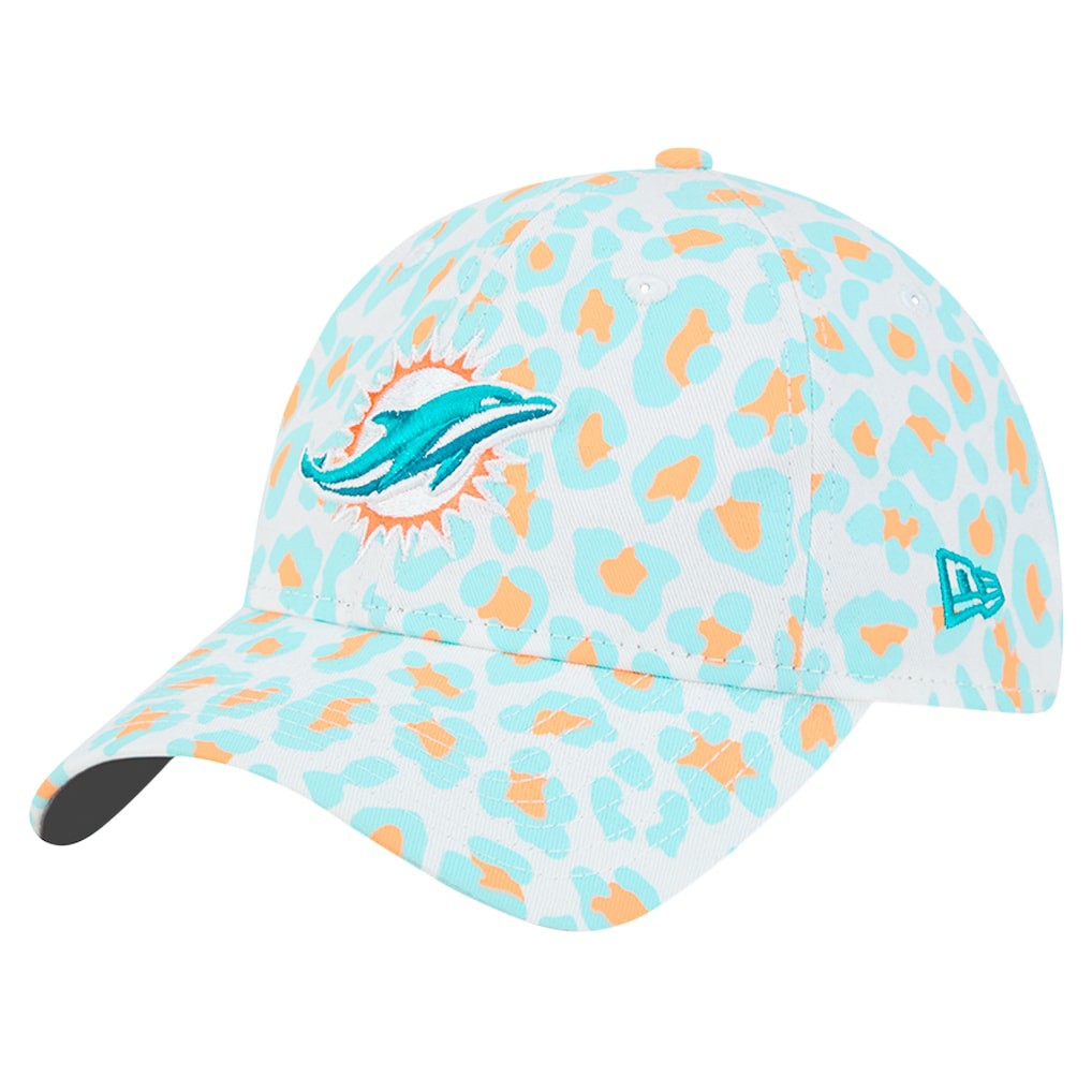 Preschool Active Leopard 9TWENTY Adjustable Hat - Miami Dolphins