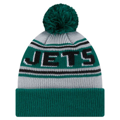 Youth Main Cuffed Knit Hat with Pom - New York Jets