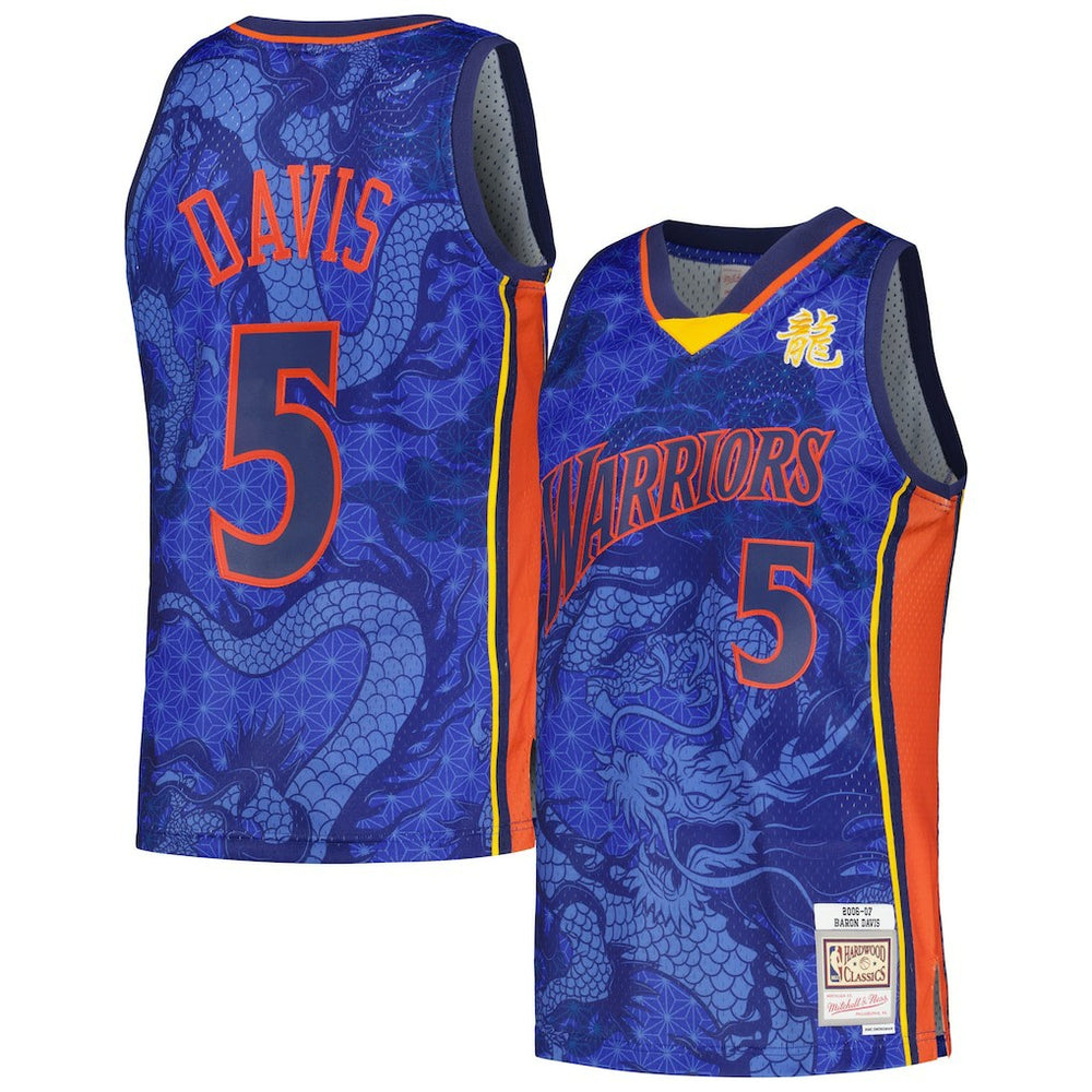 NBA Baron Davis Golden State Warriors 2006/07 Hardwood Classics Asian Heritage 6.0 Swingman Throwback Player Jersey sale