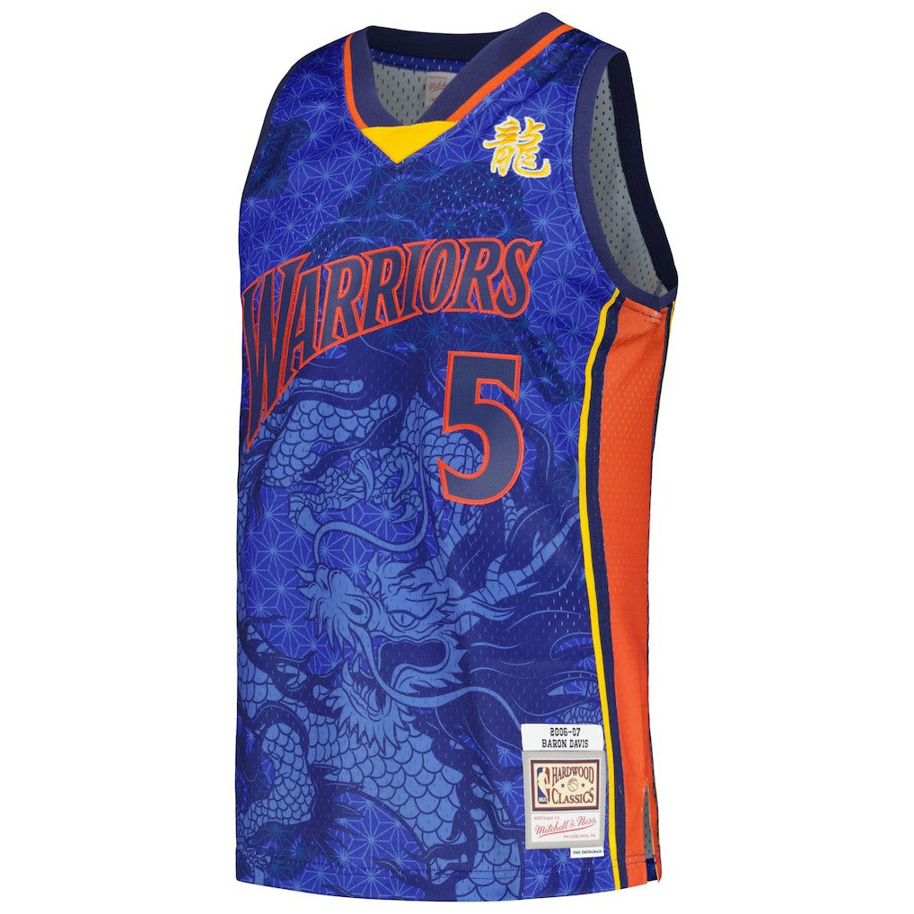 NBA Baron Davis Golden State Warriors 2006/07 Hardwood Classics Asian Heritage 6.0 Swingman Throwback Player Jersey sale