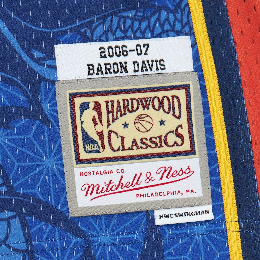 NBA Baron Davis Golden State Warriors 2006/07 Hardwood Classics Asian Heritage 6.0 Swingman Throwback Player Jersey sale