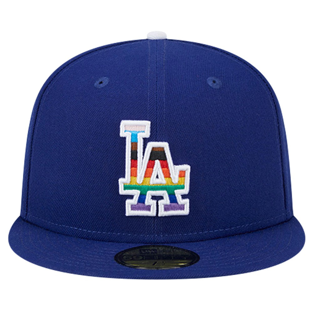 MLB Los Angeles Dodgers New Era 2024 Pride On Field 59FIFTY Fitted Hat