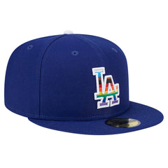 MLB Los Angeles Dodgers New Era 2024 Pride On Field 59FIFTY Fitted Hat