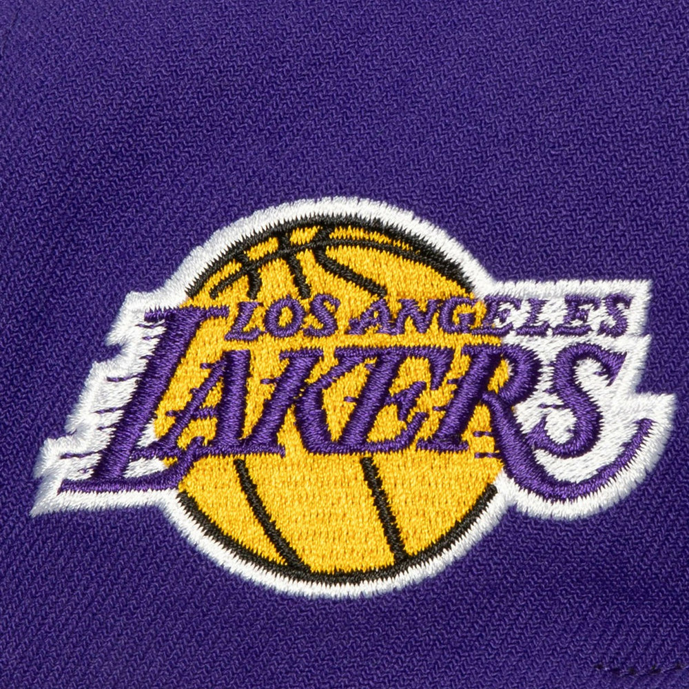 NBA Los Angeles Lakers Retro Sport Color Block Script Snapback Hat