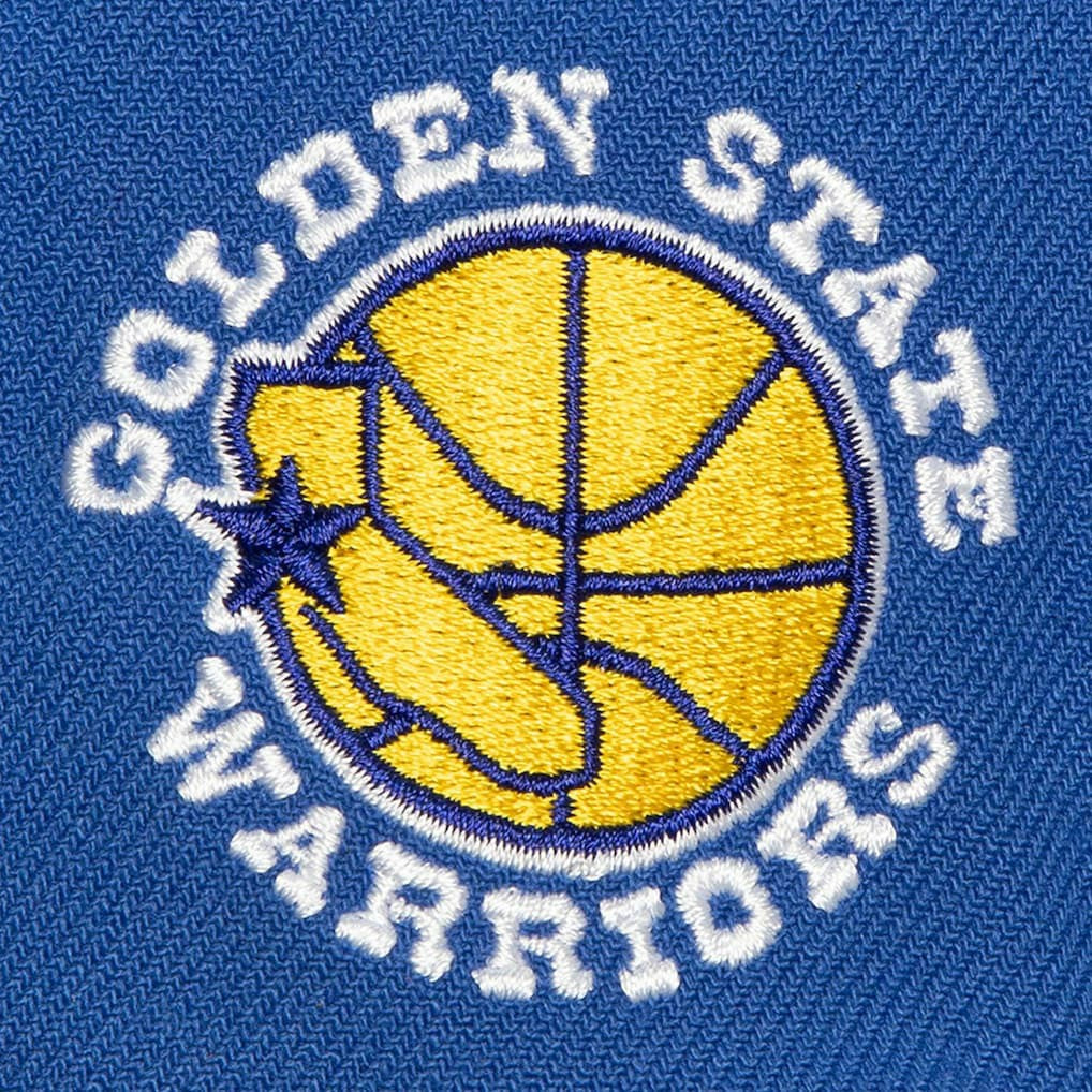 NBA Golden State Warriors Retro Sport Color Block Script Snapback Hat sale