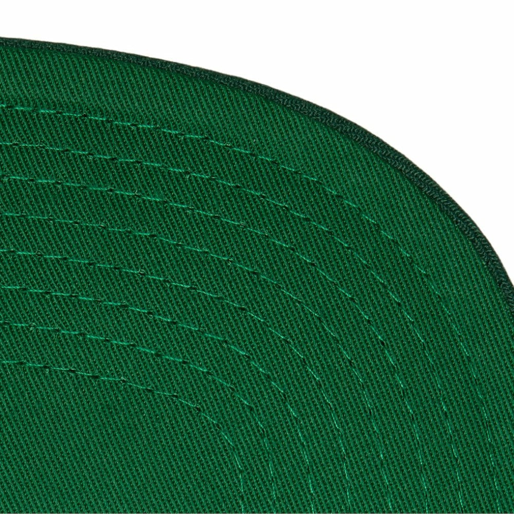 NHL Green New Jersey Devils Mitchell & Ness Retro Script Colorblock Snapback Hat