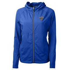 MLB Seattle Mariners Cutter & Buck Women's City Connect Adapt Eco Knit Hybrid Recycled Full-Zip Hooded Jacket