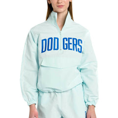 MLB Los Angeles Dodgers Lusso Women's Parker Half-Zip Jacket