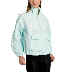 MLB New York Yankees Lusso Women's Parker Half-Zip Jacket