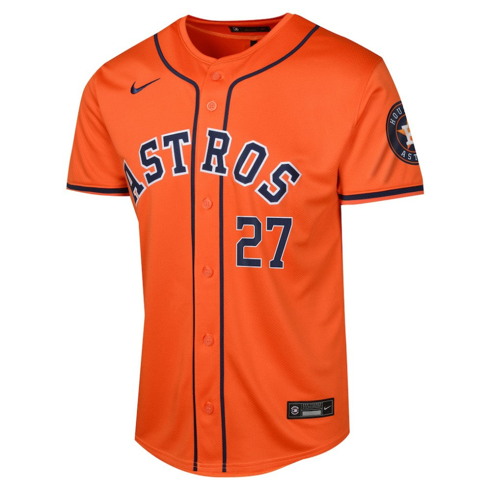 MLB Jose Altuve Houston Astros Nike Youth Alternate Limited Player Jersey – Orange