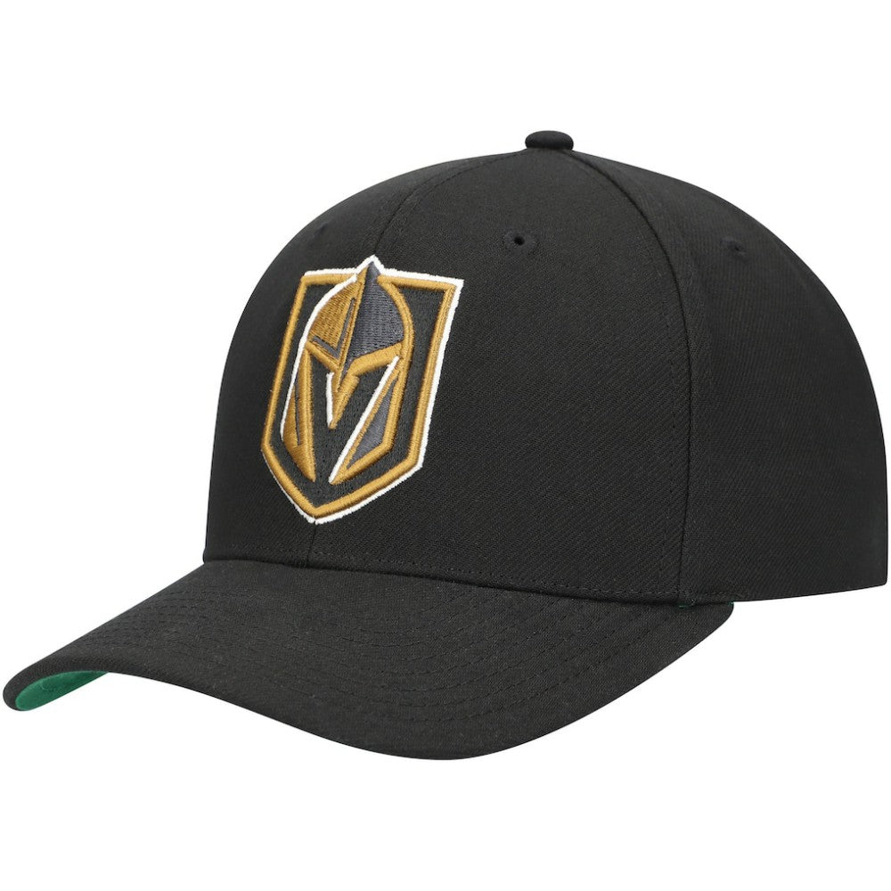 NHL Black Vegas Golden Knights Mitchell & Ness Team Ground Pro Adjustable Hat