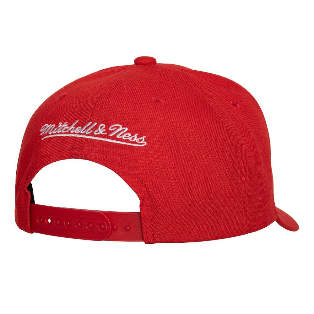 NHL Red New Jersey Devils Mitchell & Ness Team Ground Pro Adjustable Hat