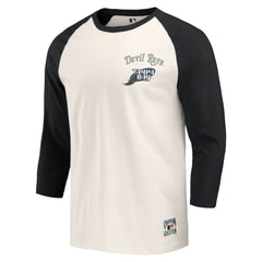 MLB Tampa Bay Rays Darius Rucker Collection by Fanatics Cooperstown Collection Raglan 3/4-Sleeve T-Shirt