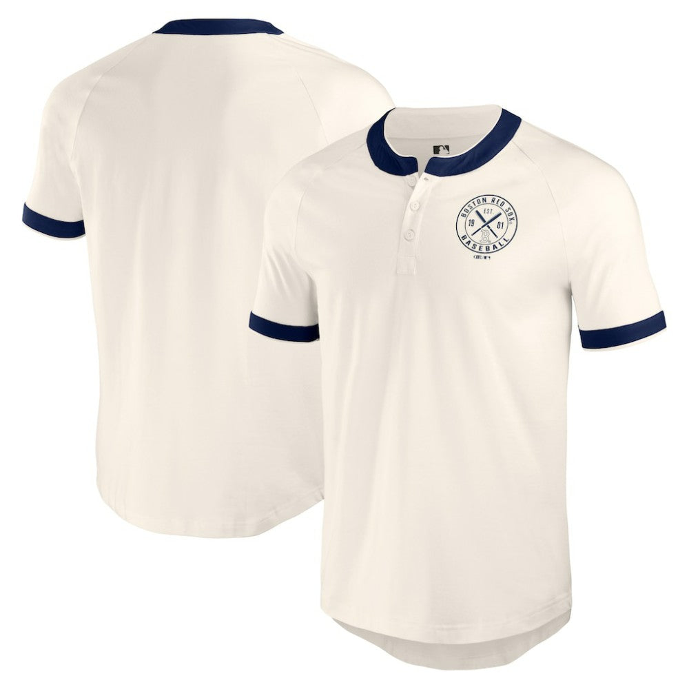MLB Boston Red Sox Darius Rucker Collection by Fanatics Henley Raglan T-Shirt