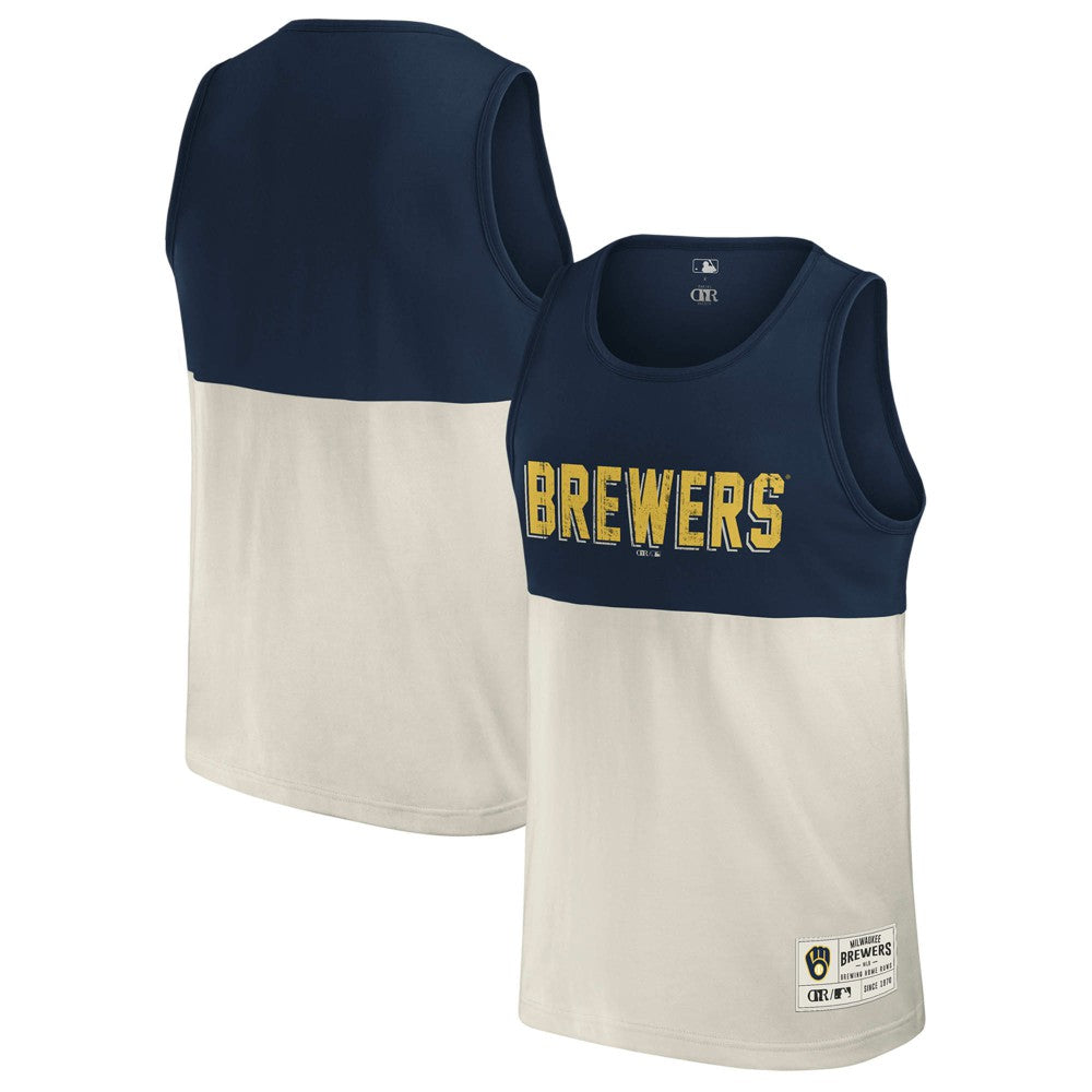 MLB Milwaukee Brewers Darius Rucker Collection by Fanatics Colorblock Tank Top