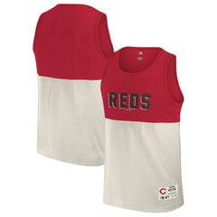 MLB Cincinnati Reds Darius Rucker Collection by Fanatics Colorblock Tank Top
