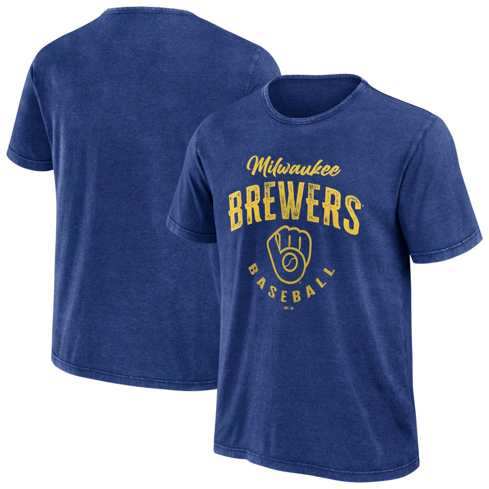 MLB Milwaukee Brewers Darius Rucker Collection by Fanatics Cooperstown Collection Washed T-Shirt