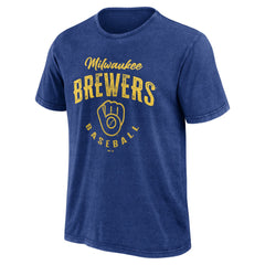 MLB Milwaukee Brewers Darius Rucker Collection by Fanatics Cooperstown Collection Washed T-Shirt