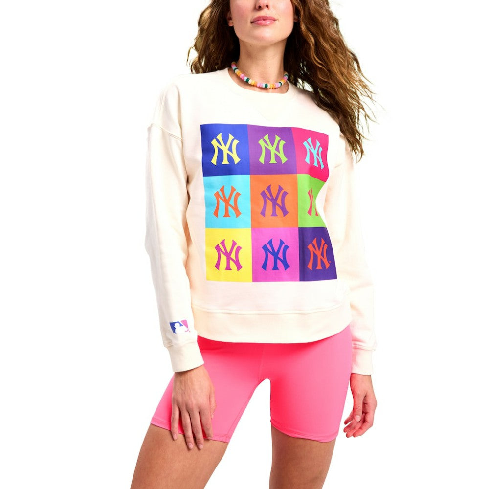 MLB New York Yankees Terez Women's Classic Oversized Pullover Sweatshirt