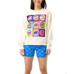 MLB Chicago Cubs Terez Women's Classic Oversized Pullover Sweatshirt