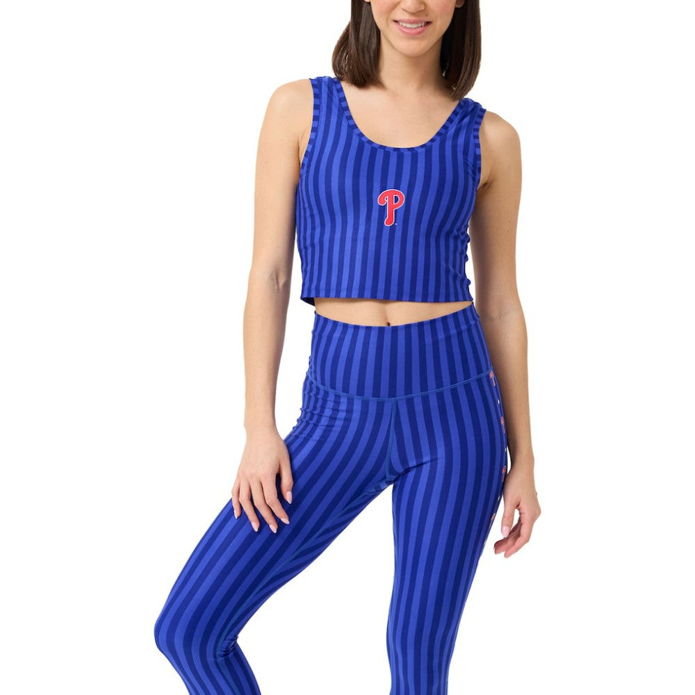 MLB Philadelphia Phillies Terez Women's Printed Crop Tank Top