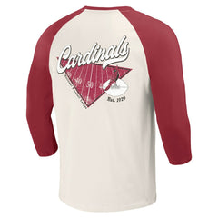 Darius Rucker Collection Raglan 3/4 Sleeve T-Shirt - Arizona Cardinals