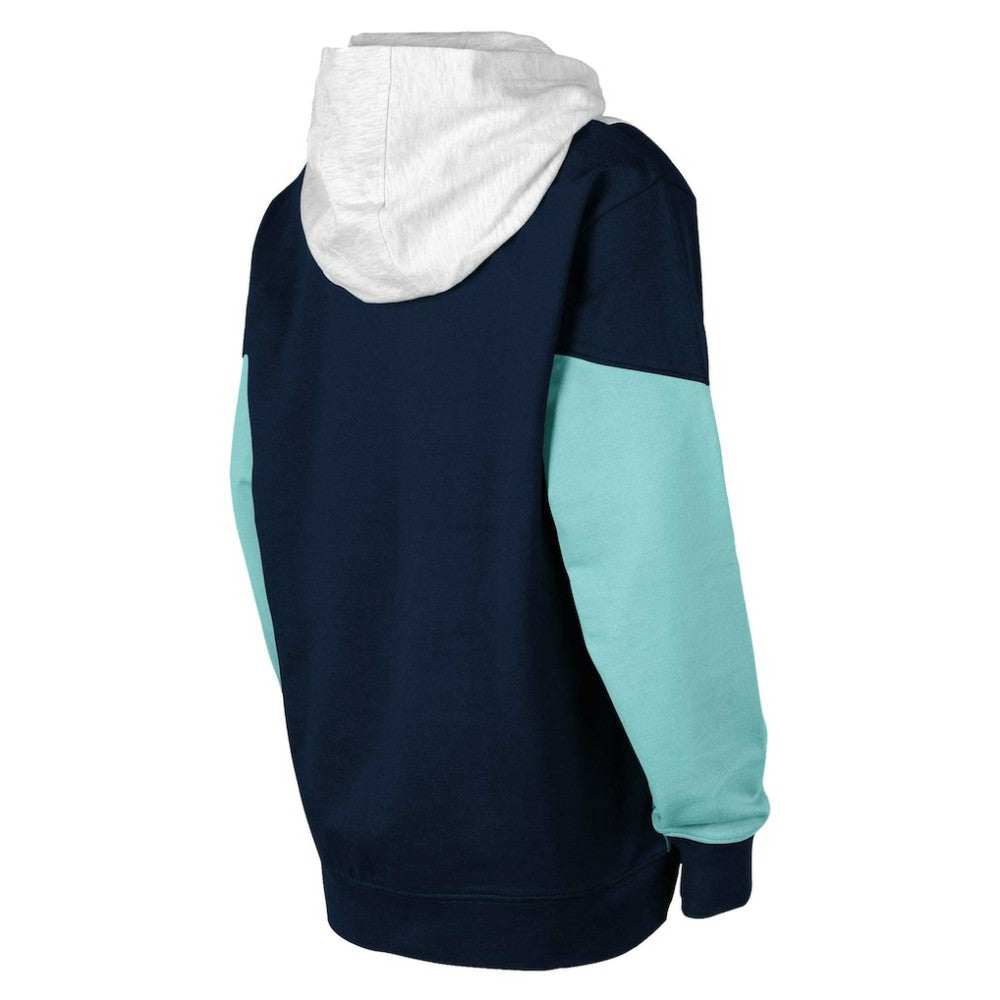NHL Ash/Deep Sea Blue Seattle Kraken Youth Champion League Fleece Pullover Hoodie