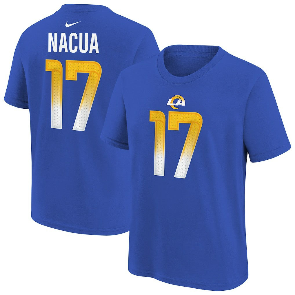 Puka Nacua  Youth Player Name & Number T-Shirt - Los Angeles Rams