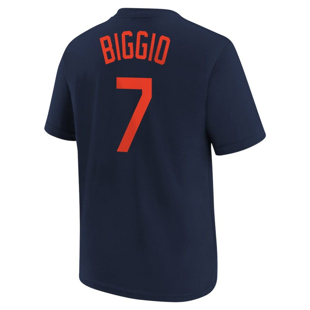 MLB Craig Biggio Houston Astros Nike Youth Cooperstown Collection Name & Number T-Shirt