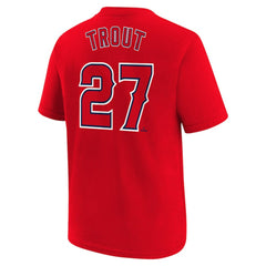 MLB Mike Trout Los Angeles Angels Nike Youth Name & Number T-Shirt