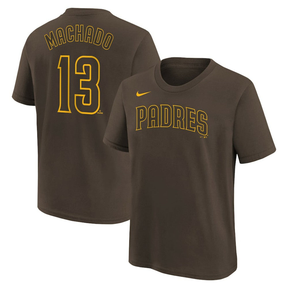 MLB Manny Machado San Diego Padres Nike Youth Name & Number T-Shirt