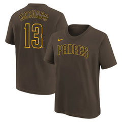 MLB Manny Machado San Diego Padres Nike Youth Name & Number T-Shirt
