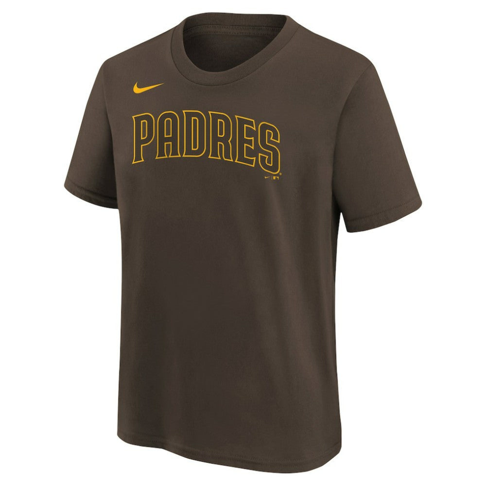 MLB Manny Machado San Diego Padres Nike Youth Name & Number T-Shirt