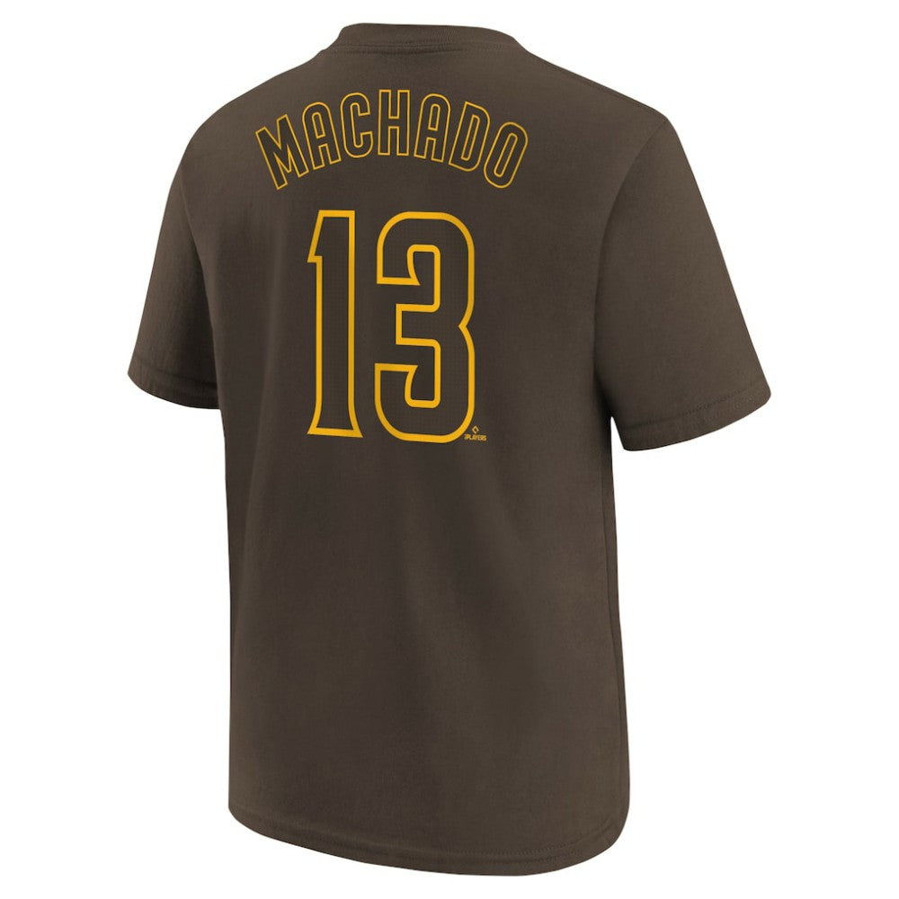 MLB Manny Machado San Diego Padres Nike Youth Name & Number T-Shirt