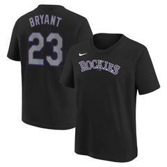 MLB Kris Bryant Colorado Rockies Nike Youth Name & Number T-Shirt