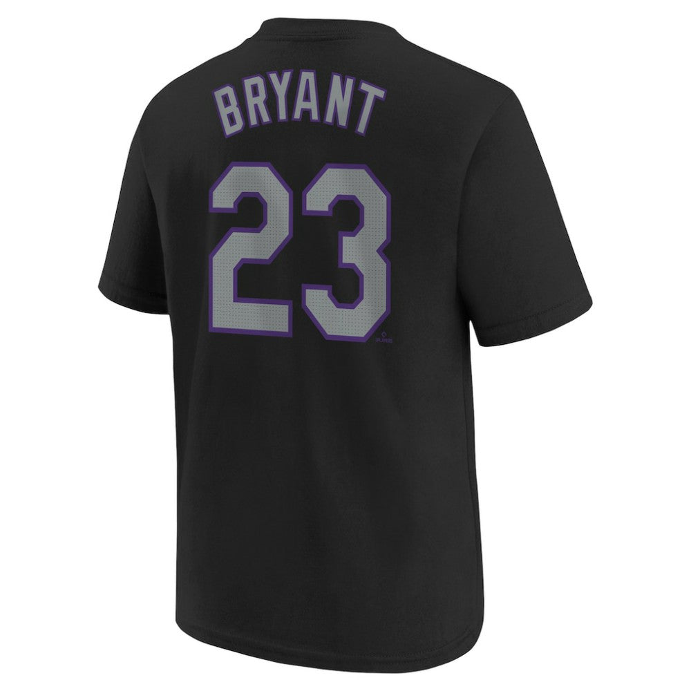 MLB Kris Bryant Colorado Rockies Nike Youth Name & Number T-Shirt