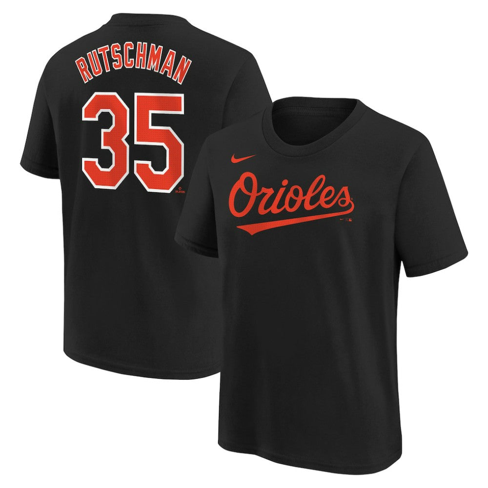 MLB Adley Rutschman Baltimore Orioles Nike Youth Name & Number T-Shirt