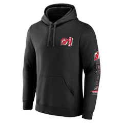 NHL Black New Jersey Devils Fanatics Revolution Pullover Hoodie