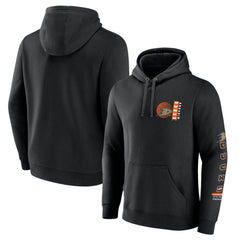 NHL Black Anaheim Ducks Fanatics Revolution Pullover Hoodie