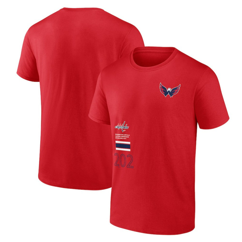 NHL Red Washington Capitals Fanatics Represent T-Shirt