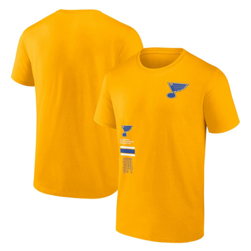 NHL Gold St. Louis Blues Fanatics Represent T-Shirt