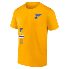 NHL Gold St. Louis Blues Fanatics Represent T-Shirt