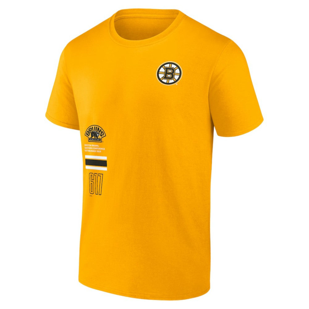 NHL Gold Boston Bruins Fanatics Represent T-Shirt
