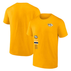 NHL Gold Nashville Predators Fanatics Represent T-Shirt