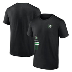 NHL Black Dallas Stars Fanatics Represent T-Shirt