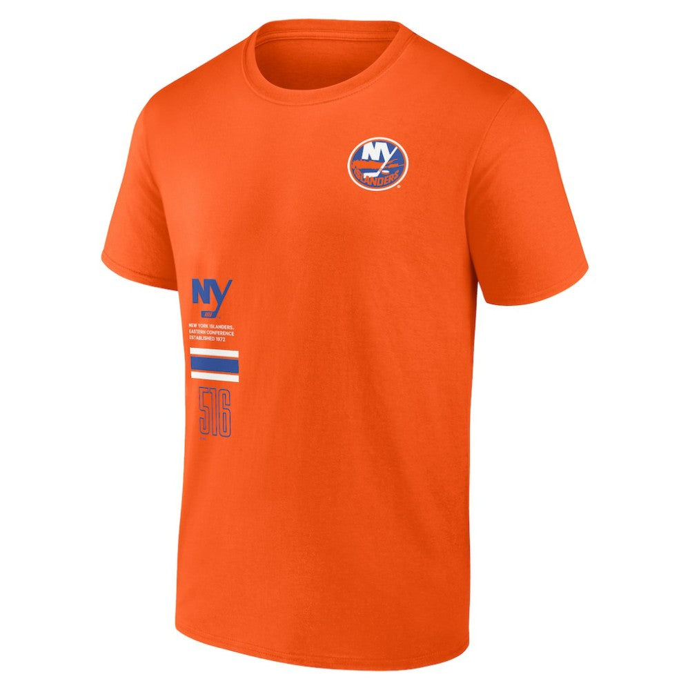 NHL Orange New York Islanders Fanatics Represent T-Shirt